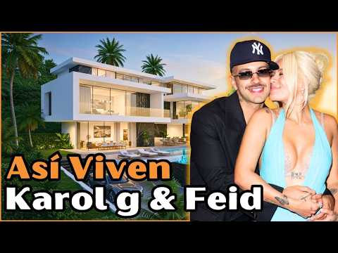 This is how Karol G and Feid live in 2025: Mansions, Luxury Cars, and a Dream Life
