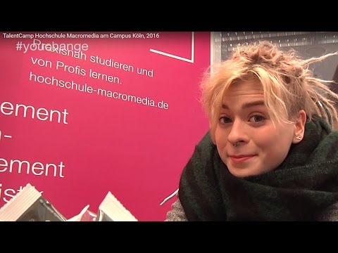 TalentCamp Hochschule Macromedia am Campus Köln, 2016