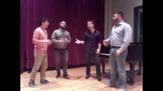 Lida Rose/Will I Ever Tell You (The Music Man) - Lambertones rehearsal