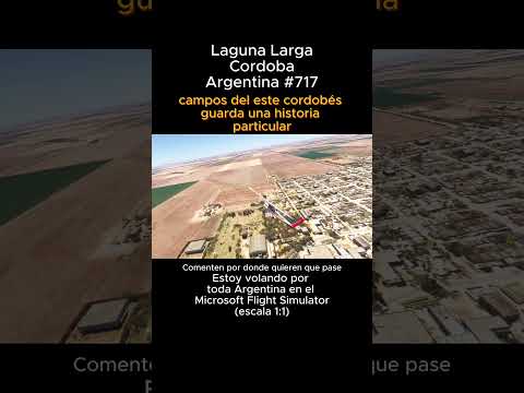 Laguna Larga, Cordoba desde el Microsoft Flight Simulator #lagunalarga #cordoba #msfs #joaha45