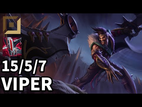 EDG Viper Draven ADC vs Ezreal - Ranked Challenger - Patch KR 12.15