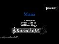Mama (Karaoke) - Jonas Blue & William Singe