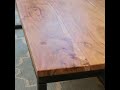 Table basse Woodson I Acacia massif / Fer - Acacia Marron clair