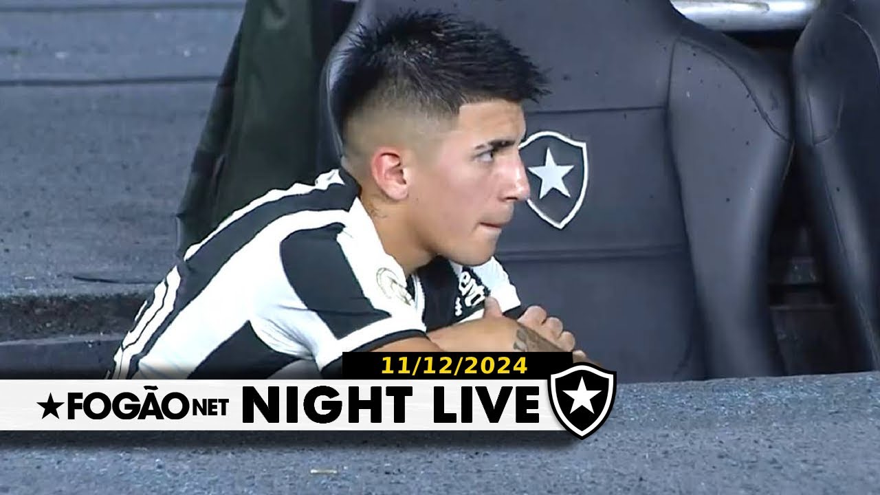 NIGHT LIVE | Thiago Almada se despede do Botafogo; jogadores do Athletico-PR na mira para 2025