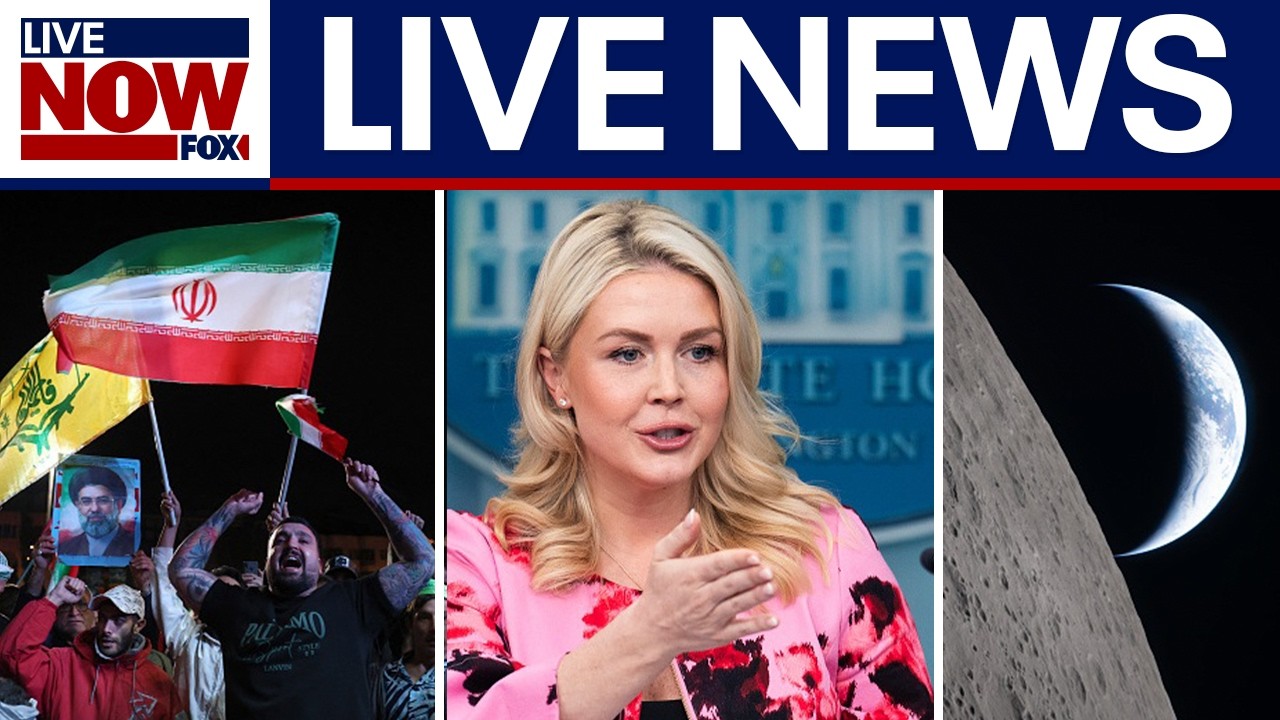LIVE NEWS: Iran ceasefire, White House briefing, Artemis II update