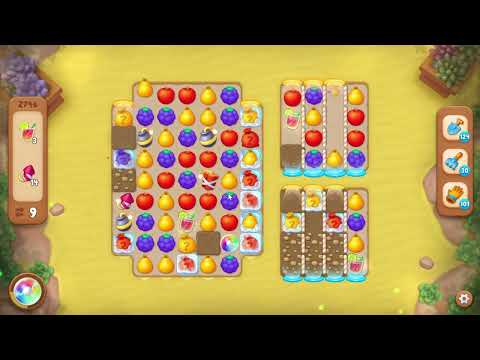 Gardenscapes 2746 Level - 15 moves - NO BooSTERS
