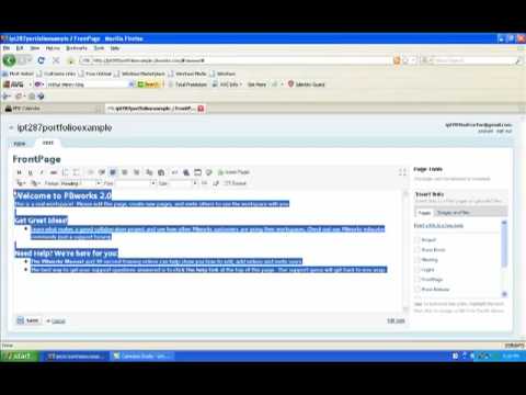 How to create a PBWorks site.mp4