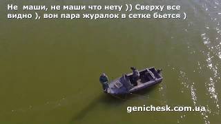Арабатская стрелка ловля креветок