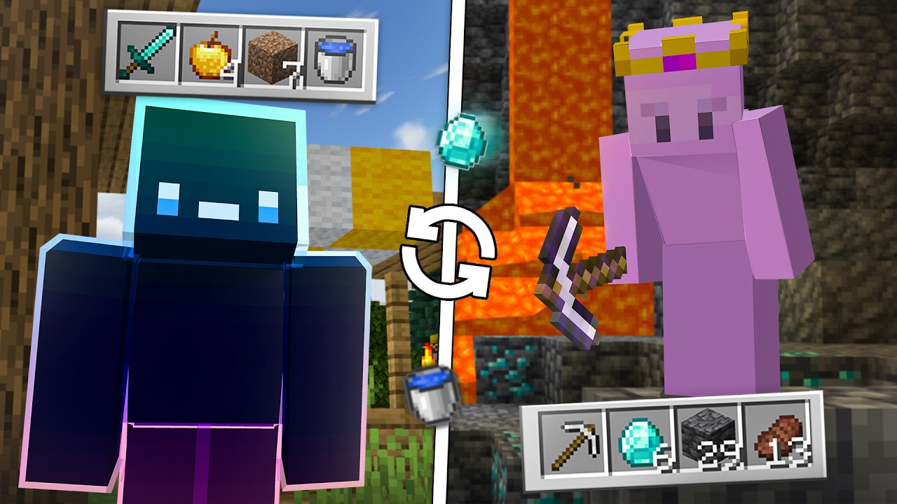 Can You Beat Minecraft While Randomly Swapping Inventories?