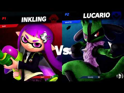 SpotDodge Monthly - bair! (Inkling) vs Qwerty (Lucario) Smash Ultimate Bracket Losers Round 6