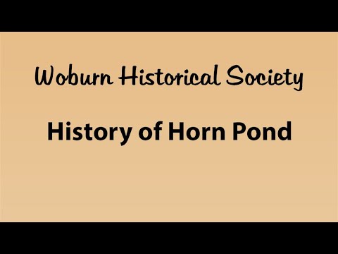 History of Horn Pond