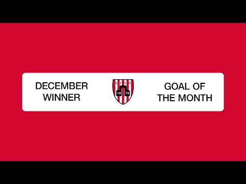 December Goal of the Month Winner