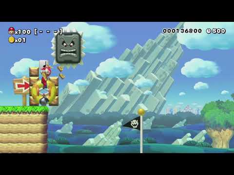 CONVERGING QUADROPHONICS ~ Easy 100 Mario Challenge - Super Mario Maker - No Commentary 1bs