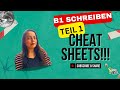 German Exam Cheat Sheet B1 Schreiben Teil 1 Ace Like A Pro Complete Scripts Schreiben B1