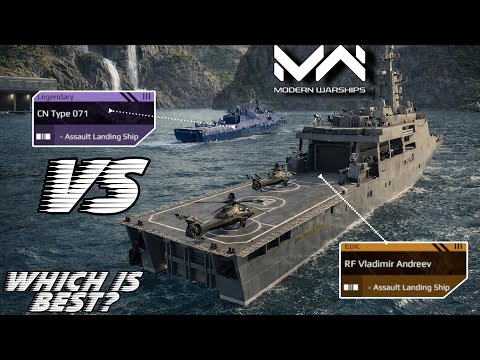 RF Vladimir Andreev vs CN Type 071 | Which One Is Best?  | Modern Warships 