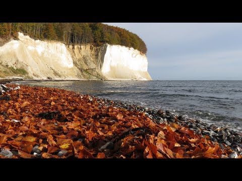 Rügen im Herbst 2018 - Wanderung am Kreidefelsen im Nationalpark Jasmund