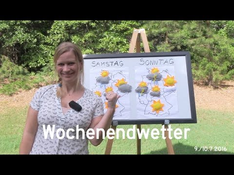 The weekend weather for Germany with heat and refreshment - 9/10 July 2016