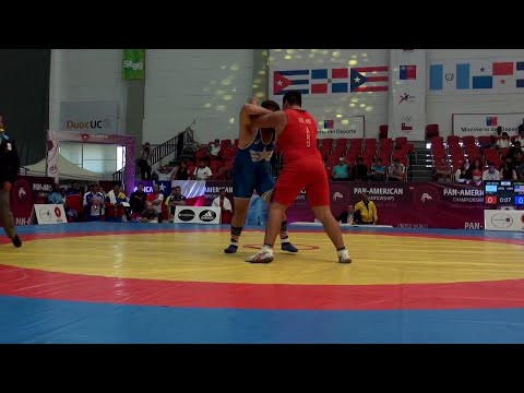 Quarterfinal GR - 130 kg: Robert Timothy David SMITH (USA) df. Luciano DEL RIO (ARG) by TF, 8-0