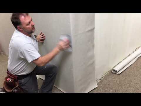 Wrapping outside corners with commercial wallpaper