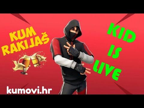 Fortnite - KUM ISPEKO RAKIJU,MLAOOOOOO !!! Instagram: kumovi.hr   [LIVESTREAM]
