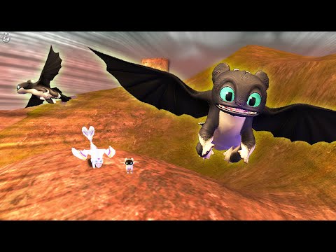 Light Fury Teaches the Night Lights to FLY