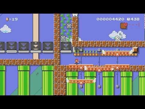 マリオのぼうけん!! 6!! by かなて - Super Mario Maker - No Commentary 1bm