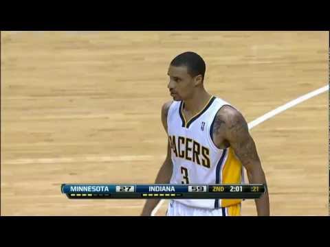 George Hill`s Ferocious Follow-up Slam