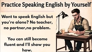 How to Practice Speaking English by Yourself || Graded Reader || Improve Your English Fluency
