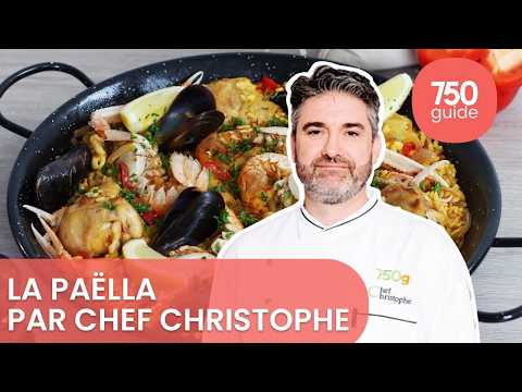 Recette Paella valenciana aux fruits de mer et chorizo