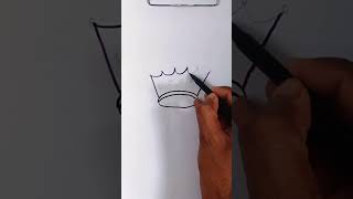 how to draw 👑 throne easy Step by step #drawing #shorts #youtubeshorts #shortvideo #viral