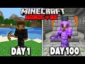 I Survived 100 Days In HARDCORE Minecraft Here S What Happened