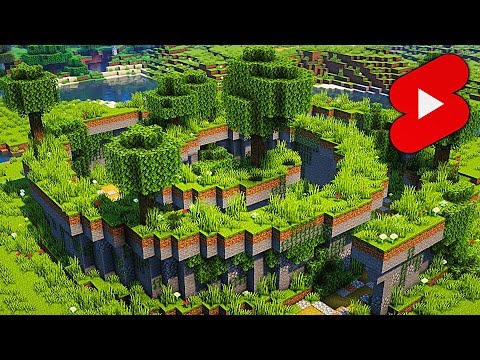 Hidden Underground House in Spiral: Minecraft Timelapse
