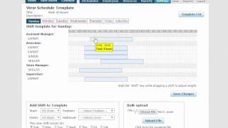 eSchedule Tutorial - Creating Schedule Templates