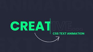 CSS Creative Text Animation Effects | Amazing Animated Text using Html &amp; CSS