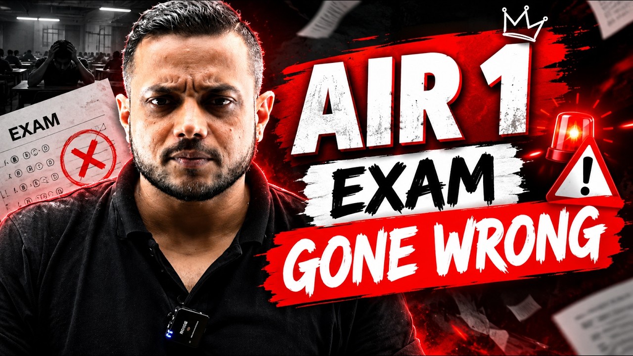 AIR 1 Exam Gone Wrong 🚨 ⚠️| 16Hr Study Motivation | IIT JEE NEET motivation|PhysicsWallah