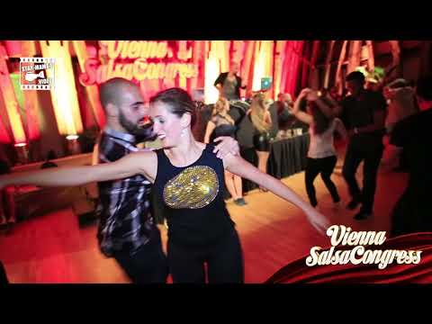Samuel Funflow & Maria - social dancing @ Vienna Salsa Congress 2017