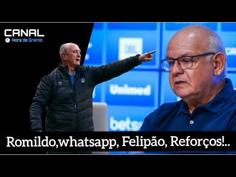 🎙A palavra oficial! Felipão diz que chega reforço,ainda essa semana,Romildo sai de grupo de Whatsapp