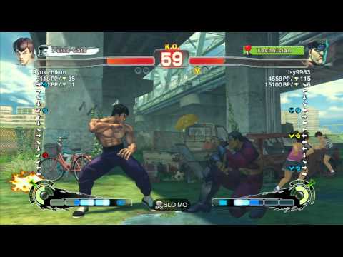 SSF4 AE: Ryukichikun (FeiLong) vs lsy9983 (Dictator) - Ranked Match (720p HD)