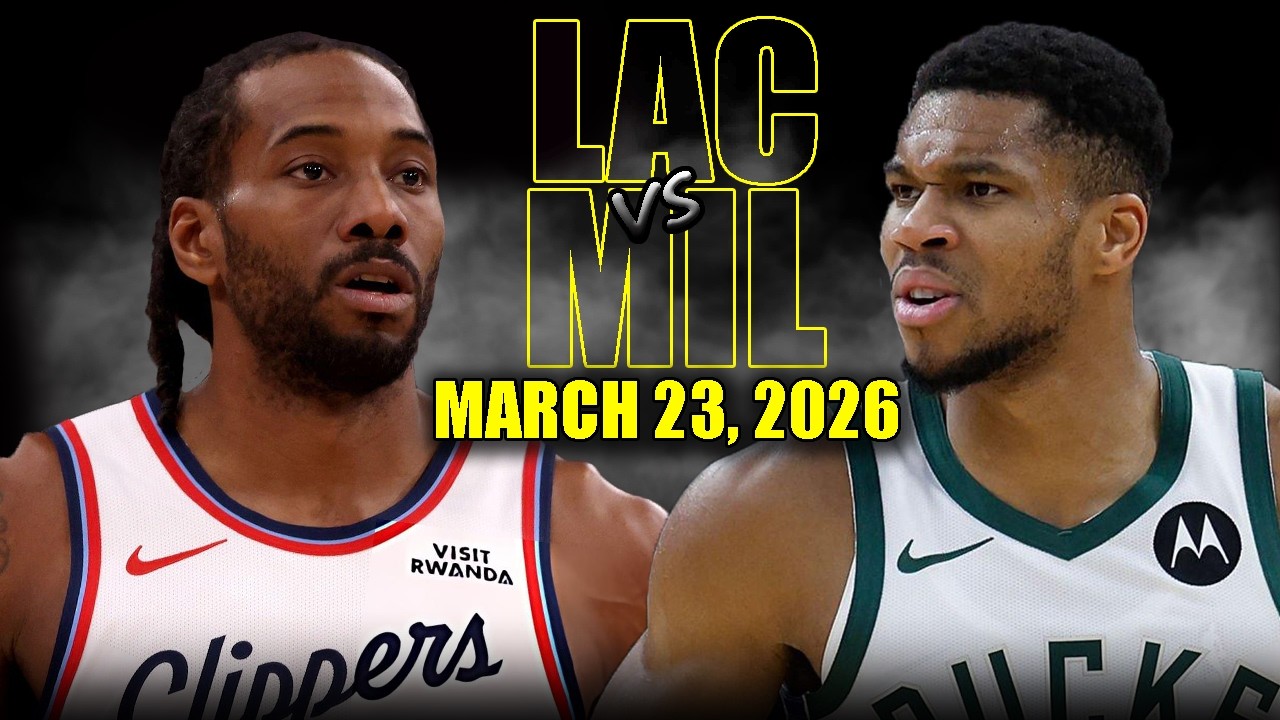 3월24일 LA클리퍼스 밀워키 NBA 하이라이트
