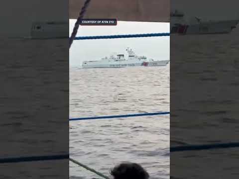 As 'Atin Ito' civilian mission approaches Panatag Shoal, China Coast Guard begins tailing