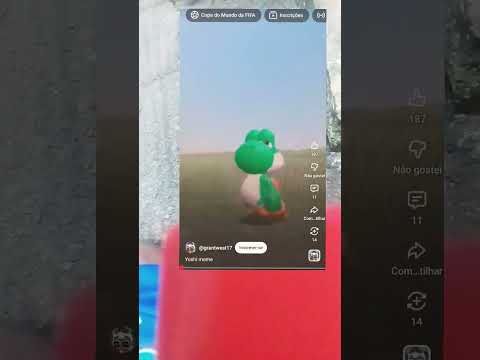quando sou o Yoshi e bato o meu pe na pedra..