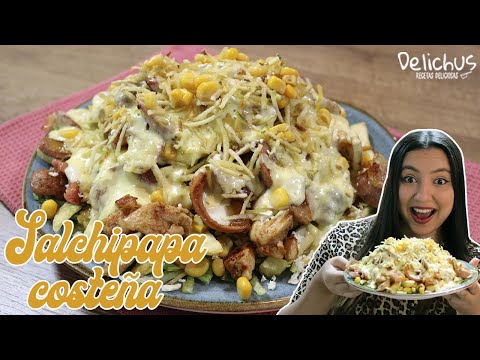 Coastal Salchipapa | Colombian Fast Food
