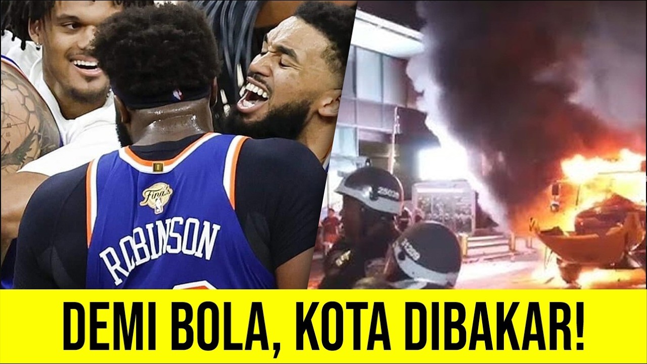 New York Terbakar Karena Pertandingan Basket