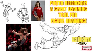 Learning Figure Drawing: From Photo References to Superhero Poses Using Basic Shapes