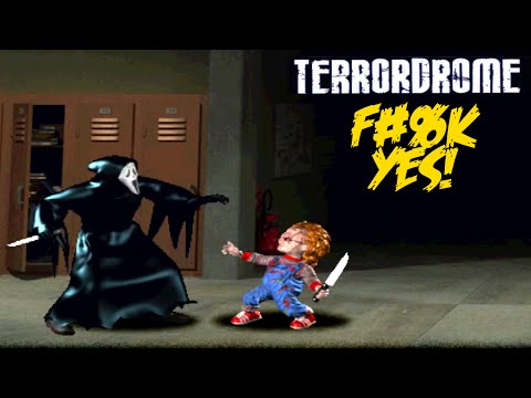 HORROR MOVIE FIGHTING GAME!!?? [TERRORDROME] [GAMEPLAY]
