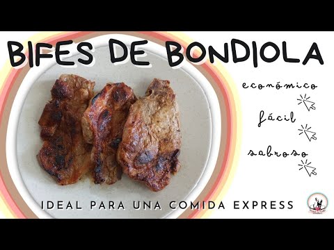 Los mas ricos BIFES DE BONDIOLA a la plancha