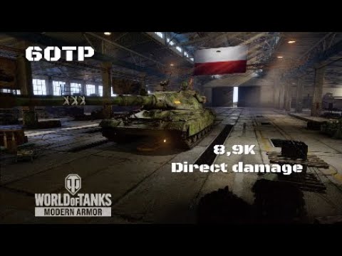 60TP in acantilado: 8,9K direct damage | World of Tanks | Wot console