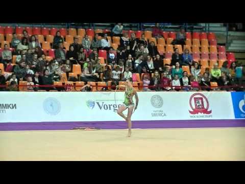 Voronkov Nicol (ISR) hoop Grand Prix Moscow-Alina Cup 2016 qual. jun.