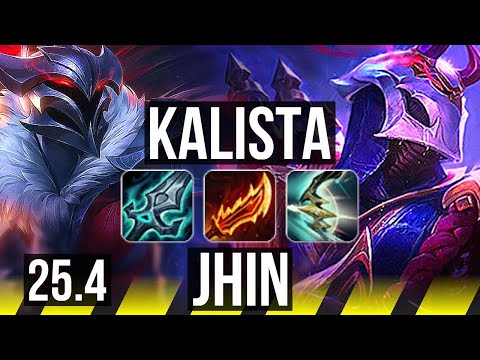 KALISTA & Yuumi vs JHIN & Xerath (ADC) | Legendary | KR Master | 25.4