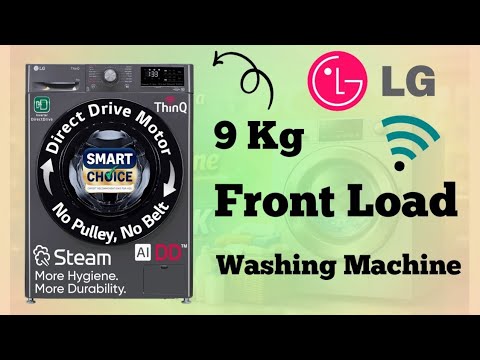 Thumbnail for LG 9 Kg Wi-Fi Fully-Automatic Front Load Washing Machine FHP1209Z5M🔥